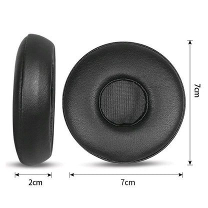 2pcs Protein Leather Earphone Replacement Earpads Pads For Sony H810N(Black) - Earmuff & Pad by buy2fix | Online Shopping UK | buy2fix