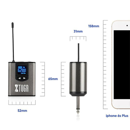 XTUGA A2 UHF Lavalier Headworn Wireless Microphone with Bodypack Transmitter(Black) - Microphone by XTUGA | Online Shopping UK | buy2fix