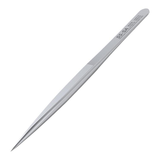 MEGA-IEDA High Hard Non-magnetic Stainless Steel Repair Tweezers, Model:Long Tip