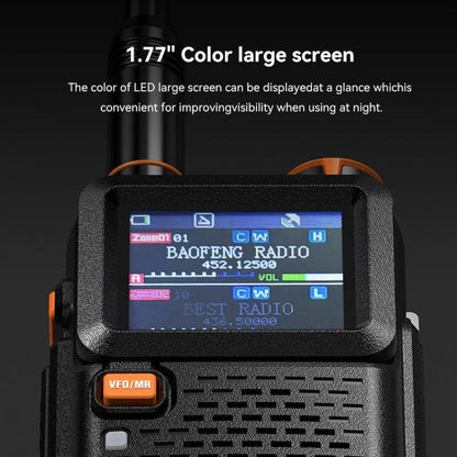 Baofeng 5RH PRO Handheld GPS/Beidou System Positioning Bluetooth Programmable Intercom, Plug:US Plug - Handheld Walkie Talkie by BAOFENG | Online Shopping UK | buy2fix