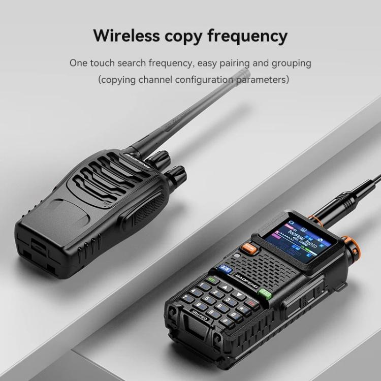 Baofeng 5RH PRO Handheld GPS/Beidou System Positioning Bluetooth Programmable Intercom, Plug:EU Plug - Handheld Walkie Talkie by BAOFENG | Online Shopping UK | buy2fix