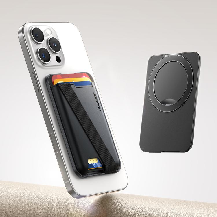 JOYROOM JR-ZS432 MagSafe Wallet Phone Holder(Black) - Adhesive Card Holders by JOYROOM | Online Shopping UK | buy2fix