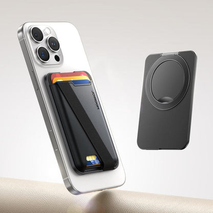 JOYROOM JR-ZS432 MagSafe Wallet Phone Holder(Black) - Adhesive Card Holders by JOYROOM | Online Shopping UK | buy2fix