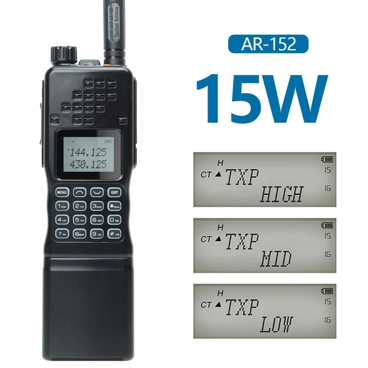 Baofeng AR-152 1.77 inch LCD FM Handheld Walkie Talkie, Plug:US Plug(Green) - Handheld Walkie Talkie by BAOFENG | Online Shopping UK | buy2fix
