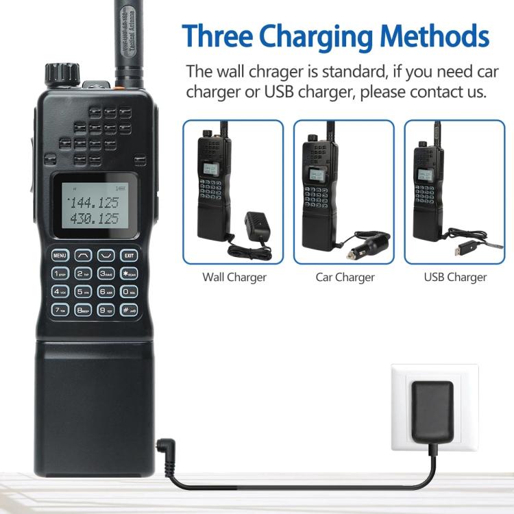Baofeng AR-152 1.77 inch LCD FM Handheld Walkie Talkie, Plug:US Plug(Black) - Handheld Walkie Talkie by BAOFENG | Online Shopping UK | buy2fix