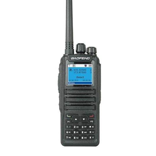 Baofeng DM-1701 1.77 inch Ccolor Screen DMR Direct Dual Capacity Standard Handheld Walkie Talkie, Plug:EU Plug