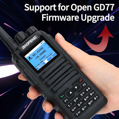 Baofeng DM-1701 1.77 inch Ccolor Screen DMR Direct Dual Capacity Standard Handheld Walkie Talkie, Plug:EU Plug - Handheld Walkie Talkie by BAOFENG | Online Shopping UK | buy2fix