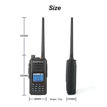 Baofeng DM-1702 1.77 inch Color Screen Handheld Digital Walkie Talkie, Plug:US Plug - Handheld Walkie Talkie by BAOFENG | Online Shopping UK | buy2fix