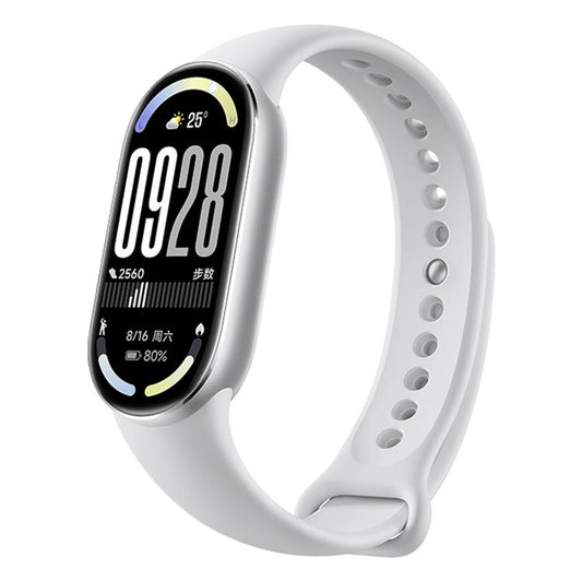 Original Xiaomi Smart Band 10, 1.72 inch AMOLED Screen 5ATM Waterproof Smart Watch, Support Blood Oxygen / Heart Rate Monitor(Silver) - Wearable Devices by Xiaomi | Online Shopping UK | buy2fix