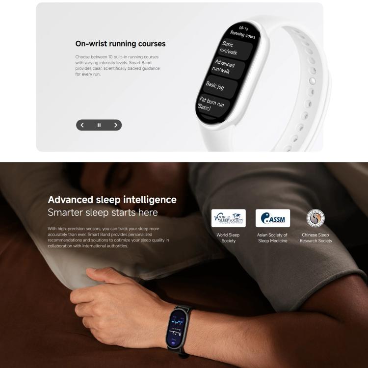 Original Xiaomi Smart Band 10, 1.72 inch AMOLED Screen 5ATM Waterproof Smart Watch, Support Blood Oxygen / Heart Rate Monitor(Black) - Wearable Devices by Xiaomi | Online Shopping UK | buy2fix