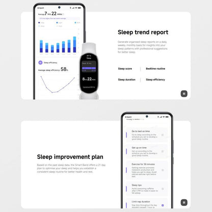 Original Xiaomi Smart Band 10, 1.72 inch AMOLED Screen 5ATM Waterproof Smart Watch, Support Blood Oxygen / Heart Rate Monitor(Silver) - Wearable Devices by Xiaomi | Online Shopping UK | buy2fix