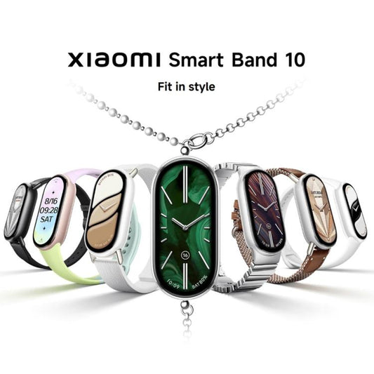 Original Xiaomi Smart Band 10, 1.72 inch AMOLED Screen 5ATM Waterproof Smart Watch, Support Blood Oxygen / Heart Rate Monitor(Black) - Wearable Devices by Xiaomi | Online Shopping UK | buy2fix