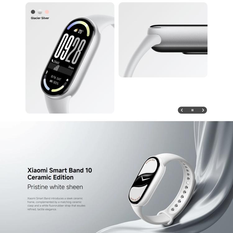 Original Xiaomi Smart Band 10, 1.72 inch AMOLED Screen 5ATM Waterproof Smart Watch, Support Blood Oxygen / Heart Rate Monitor(Black) - Wearable Devices by Xiaomi | Online Shopping UK | buy2fix