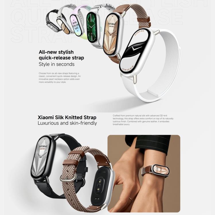 Original Xiaomi Smart Band 10, 1.72 inch AMOLED Screen 5ATM Waterproof Smart Watch, Support Blood Oxygen / Heart Rate Monitor(Black) - Wearable Devices by Xiaomi | Online Shopping UK | buy2fix