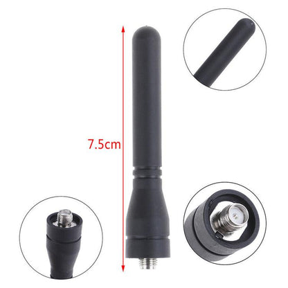 For Baofeng BF-UV5R / UV-6R / BF-888S Walkie-talkie Mini Thumb Short Antenna(Black) - Antenna by buy2fix | Online Shopping UK | buy2fix
