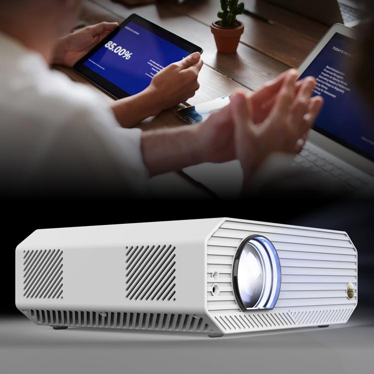 VIVIBRIGHT K5000SE 1920x1080P 1800ANSI Android 9.0 Screen Mirror Smart Projector, AU Plug(Black) - LED Projector by VIVIBRIGHT | Online Shopping UK | buy2fix