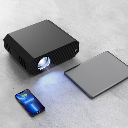 VIVIBRIGHT K5000SE 1920x1080P 1800ANSI Android 9.0 Screen Mirror Smart Projector, EU Plug(Black) - LED Projector by VIVIBRIGHT | Online Shopping UK | buy2fix