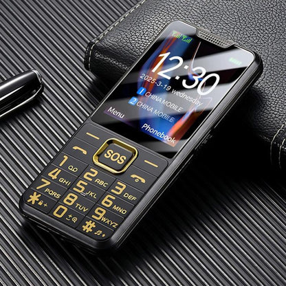 K3 2G Keypad Phone, 2.4 inch, LED Flashlight, Big Keyboard Big Fonts, SOS, Network: 2G, Dual SIM, Plug:US Plug(Black) - Others by buy2fix | Online Shopping UK | buy2fix