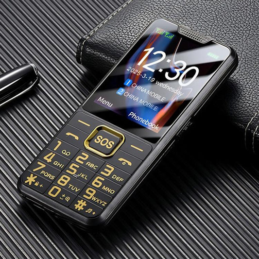 K3 2G Keypad Phone, 2.4 inch, LED Flashlight, Big Keyboard Big Fonts, SOS, Network: 2G, Dual SIM, Plug:US Plug(Black) - Others by buy2fix | Online Shopping UK | buy2fix