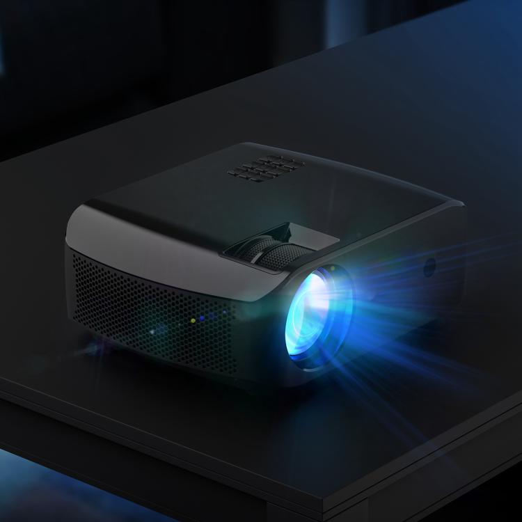 VIVIBRIGHT F10 Lite 1920x1080P 250ANSI Screen Mirroring Smart Projector, US Plug(Black) - LED Projector by VIVIBRIGHT | Online Shopping UK | buy2fix