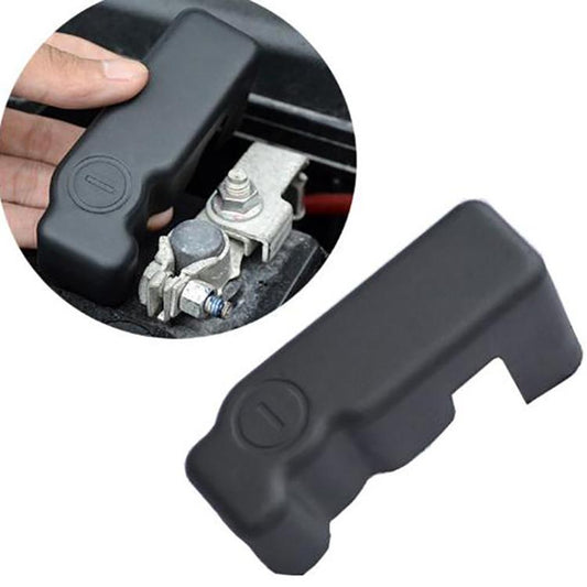 Car Battery Negative Electrode Protection Cover for Toyota Land Cruiser Prado Cross Country(Black) - Booster Cable & Clip by buy2fix | Online Shopping UK | buy2fix