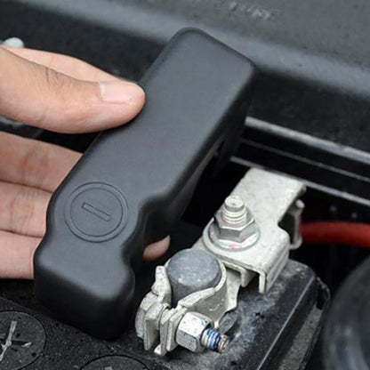 Car Battery Negative Electrode Protection Cover for Toyota Land Cruiser Prado Cross Country(Black) - Booster Cable & Clip by buy2fix | Online Shopping UK | buy2fix