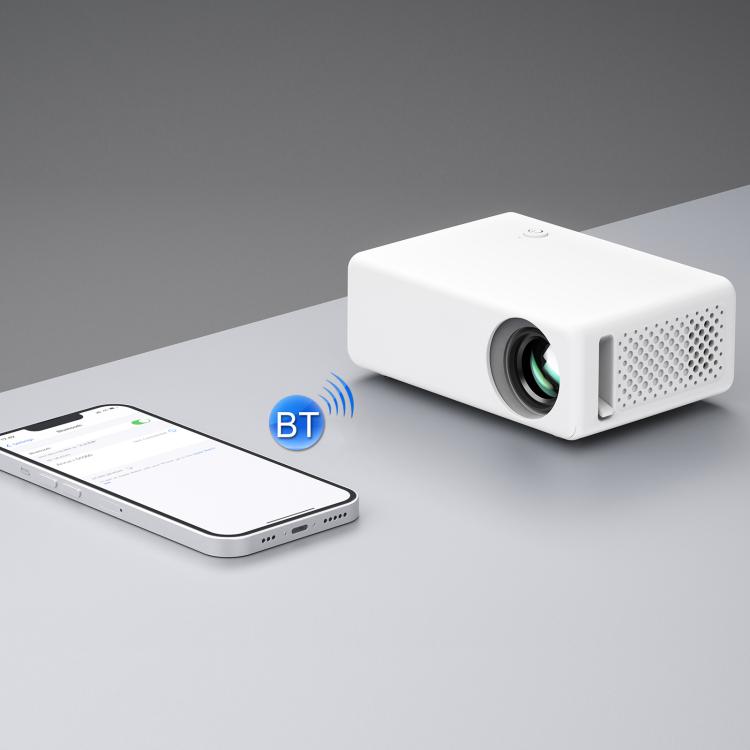 VIVIBRIGHT L01 Crazy Version 1080P 40 Lumens LCD + LED Smart Projector, US Plug(White) - LED Projector by VIVIBRIGHT | Online Shopping UK | buy2fix