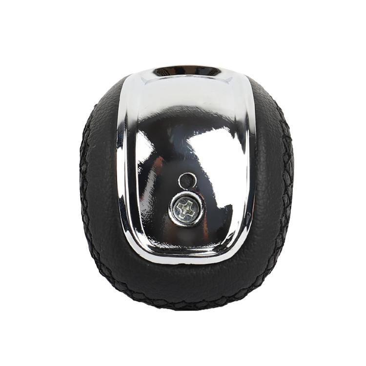 Car Manual Gear Lever Knob Leather Gear Shift Knob, with Hole(Black) - Shift Knob by buy2fix | Online Shopping UK | buy2fix
