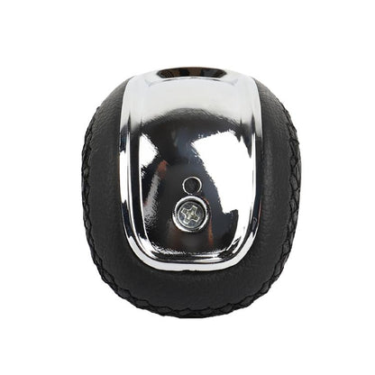 Car Manual Gear Lever Knob Leather Gear Shift Knob, with Hole(Black) - Shift Knob by buy2fix | Online Shopping UK | buy2fix