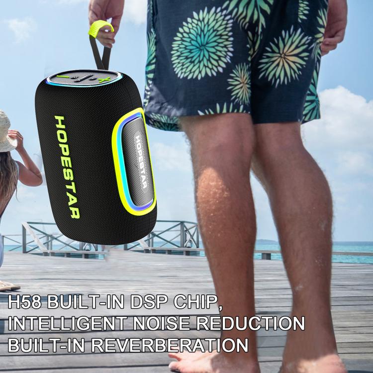HOPESTAR H58 65W Outdoor Portable Waterproof Bluetooth Speaker(Grey) - Waterproof Speaker by HOPESTAR | Online Shopping UK | buy2fix