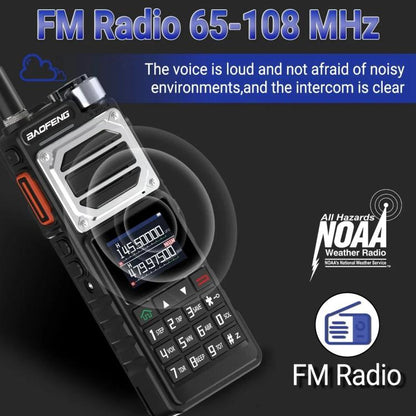 Baofeng UV-25 DTMF Coded FM Handheld Analog Walkie Talkie, Plug:EU Plug - Handheld Walkie Talkie by BAOFENG | Online Shopping UK | buy2fix