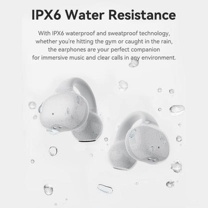 ROCK EB500 RAU07590 Bluetooth 5.4 Wireless EarCuffs Earphones(White) - Bluetooth Earphone by ROCK | Online Shopping UK | buy2fix