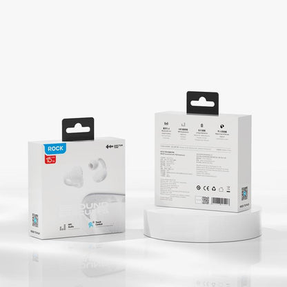 ROCK EB500 RAU07590 Bluetooth 5.4 Wireless EarCuffs Earphones(White) - Bluetooth Earphone by ROCK | Online Shopping UK | buy2fix
