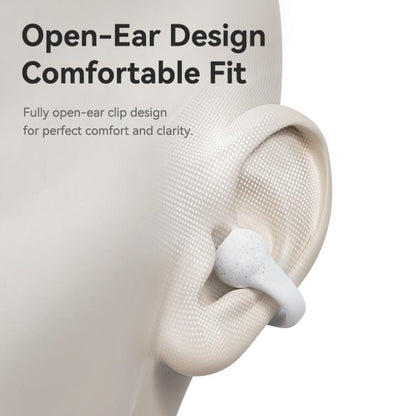 ROCK EB500 RAU07590 Bluetooth 5.4 Wireless EarCuffs Earphones(White) - Bluetooth Earphone by ROCK | Online Shopping UK | buy2fix