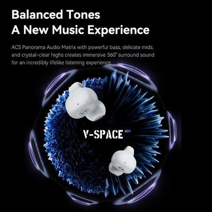 ROCK EB500 RAU07590 Bluetooth 5.4 Wireless EarCuffs Earphones(White) - Bluetooth Earphone by ROCK | Online Shopping UK | buy2fix