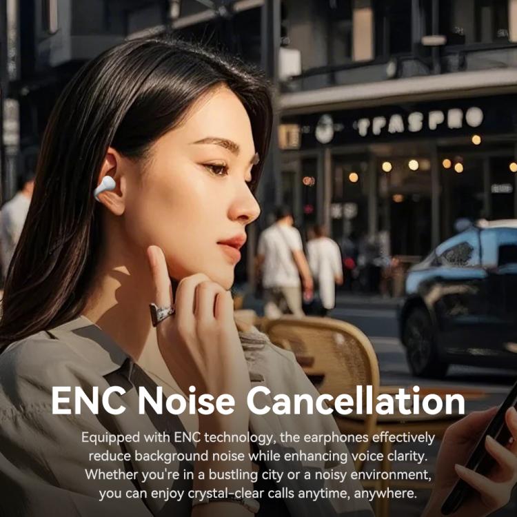 ROCK EB500 RAU07590 Bluetooth 5.4 Wireless EarCuffs Earphones(White) - Bluetooth Earphone by ROCK | Online Shopping UK | buy2fix