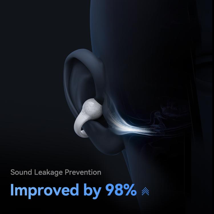 ROCK EB500 RAU07590 Bluetooth 5.4 Wireless EarCuffs Earphones(White) - Bluetooth Earphone by ROCK | Online Shopping UK | buy2fix