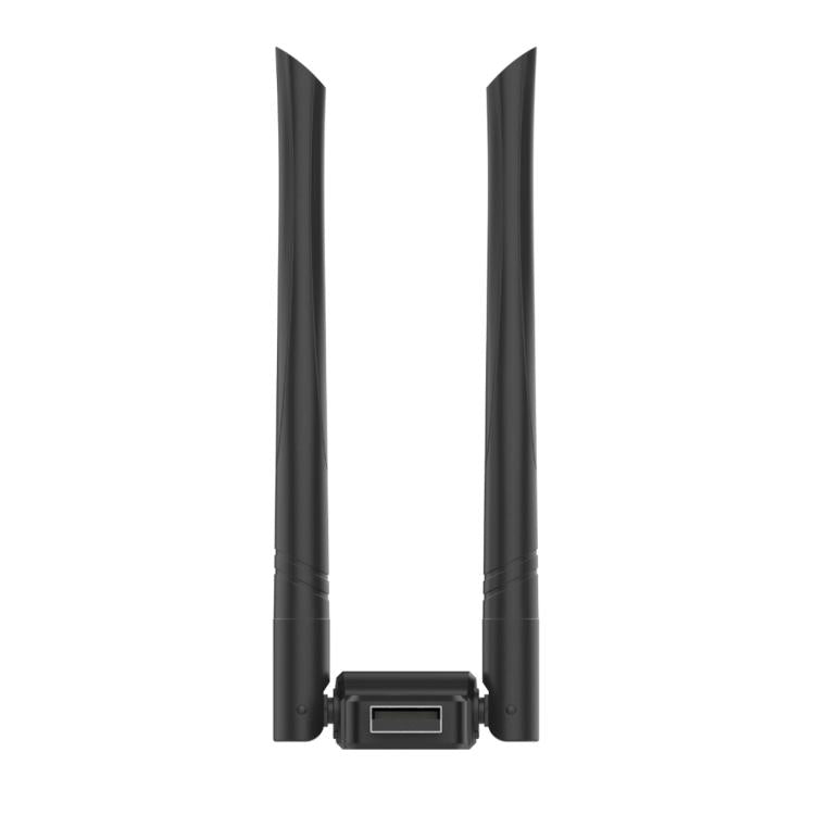 RE-902 External Dual Antenna Bluetooth WiFi 2 in 1 Computer Driver-free USB Network Adapter(Black) - USB Network Adapter by buy2fix | Online Shopping UK | buy2fix