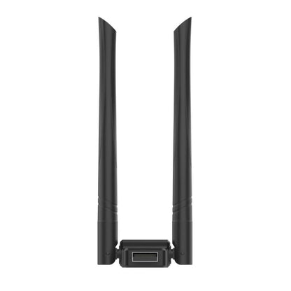 RE-902 External Dual Antenna Bluetooth WiFi 2 in 1 Computer Driver-free USB Network Adapter(Black) - USB Network Adapter by buy2fix | Online Shopping UK | buy2fix