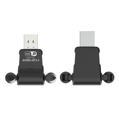 RE-902 External Dual Antenna Bluetooth WiFi 2 in 1 Computer Driver-free USB Network Adapter(Black) - USB Network Adapter by buy2fix | Online Shopping UK | buy2fix