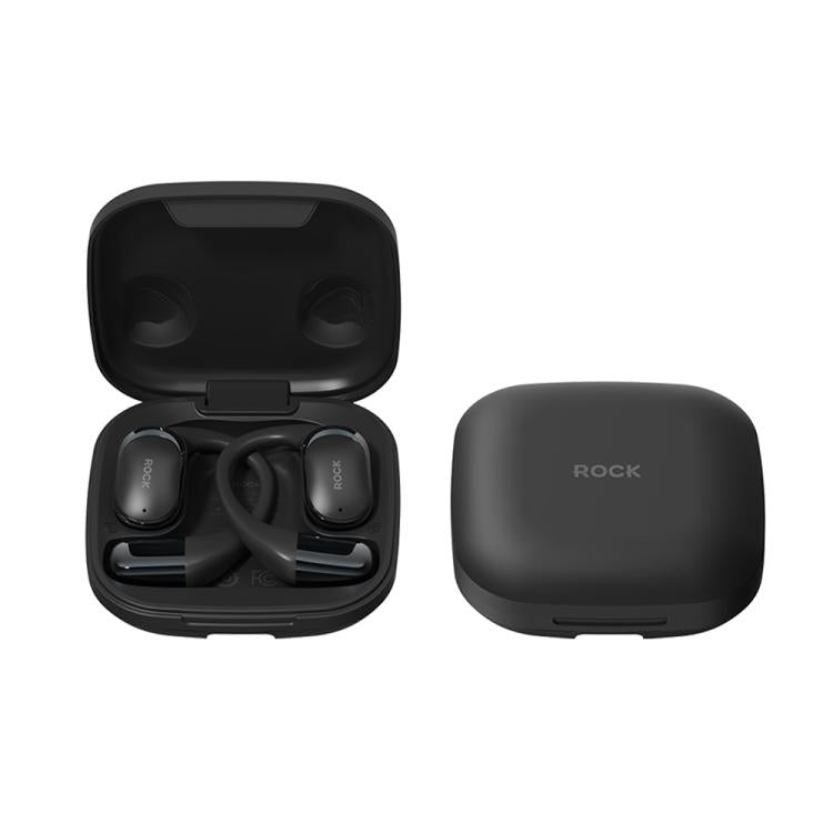 ROCK X718 RAU0783 Bluetooth 5.4 Wireless Ear-Hugs Earphones(Black) - Bluetooth Earphone by ROCK | Online Shopping UK | buy2fix