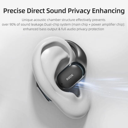 ROCK X718 RAU0783 Bluetooth 5.4 Wireless Ear-Hugs Earphones(Black) - Bluetooth Earphone by ROCK | Online Shopping UK | buy2fix