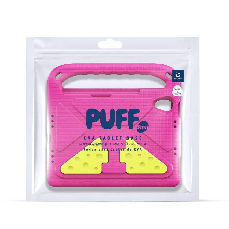 For iPad mini 6 / mini 2024 DUX DUCIS PUFF Series EVA Portable Holder Tablet Case(Pink) - iPad mini 2024 Cases by DUX DUCIS | Online Shopping UK | buy2fix
