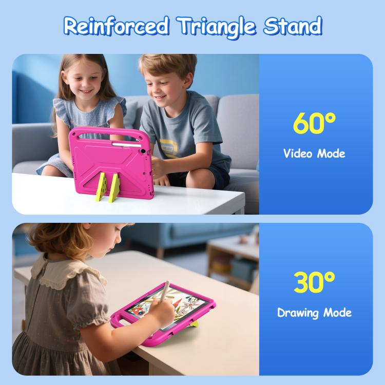 For iPad 10.2 2019 / 2020 / 2021 DUX DUCIS PUFF Series EVA Portable Holder Tablet Case(Pink) - iPad 10.2 Cases by DUX DUCIS | Online Shopping UK | buy2fix