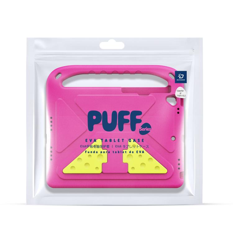 For iPad 10.2 2019 / 2020 / 2021 DUX DUCIS PUFF Series EVA Portable Holder Tablet Case(Pink) - iPad 10.2 Cases by DUX DUCIS | Online Shopping UK | buy2fix