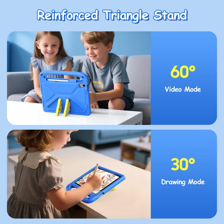 For iPad 2022 / 2025 DUX DUCIS PUFF Series EVA Portable Holder Tablet Case(Blue) - iPad 2025 / 2022 Cases by DUX DUCIS | Online Shopping UK | buy2fix