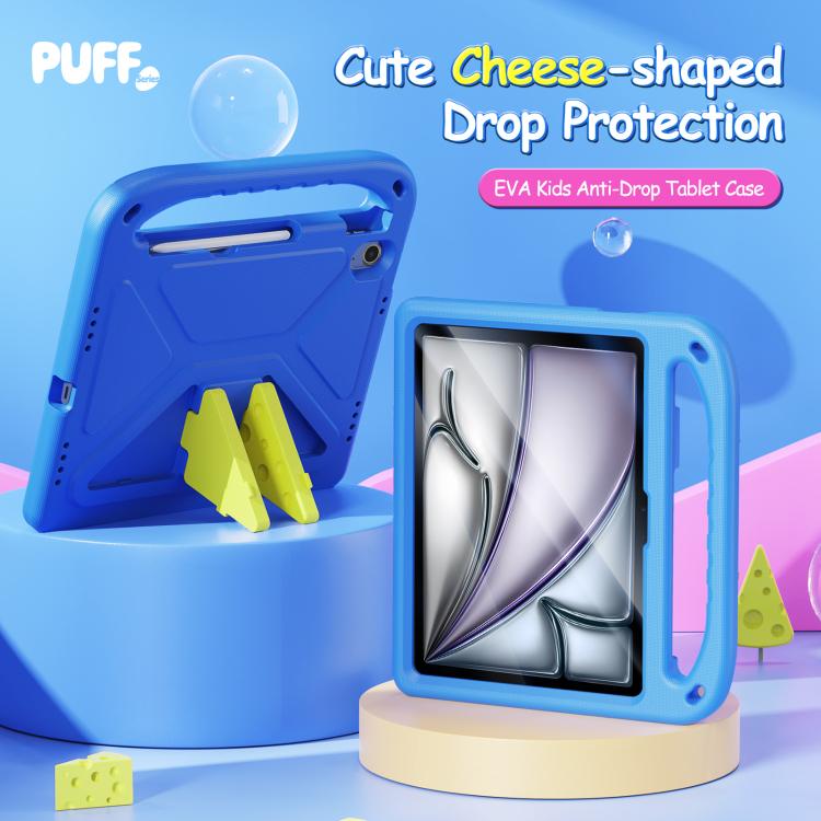 For iPad Air 11 2024 / 2025 DUX DUCIS PUFF Series EVA Portable Holder Tablet Case(Blue) - iPad Air 11 2025 / 2024 Cases by DUX DUCIS | Online Shopping UK | buy2fix