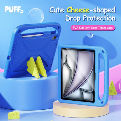 For iPad Air 11 2024 / 2025 DUX DUCIS PUFF Series EVA Portable Holder Tablet Case(Blue) - iPad Air 11 2025 / 2024 Cases by DUX DUCIS | Online Shopping UK | buy2fix