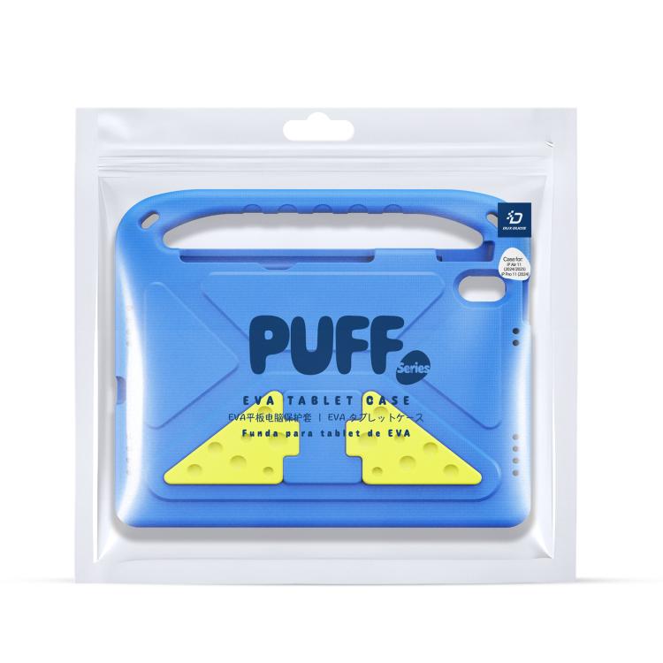 For iPad Air 11 2024 / 2025 DUX DUCIS PUFF Series EVA Portable Holder Tablet Case(Blue) - iPad Air 11 2025 / 2024 Cases by DUX DUCIS | Online Shopping UK | buy2fix