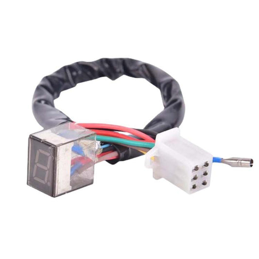 Universal LED 5-speed Gear Display Motorcycle Display Shift Lever Sensor - Electrical Instruments by buy2fix | Online Shopping UK | buy2fix